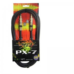  Powertech PX-7 10ft SS straight to straight 6.3mm Jack Instrument Cable